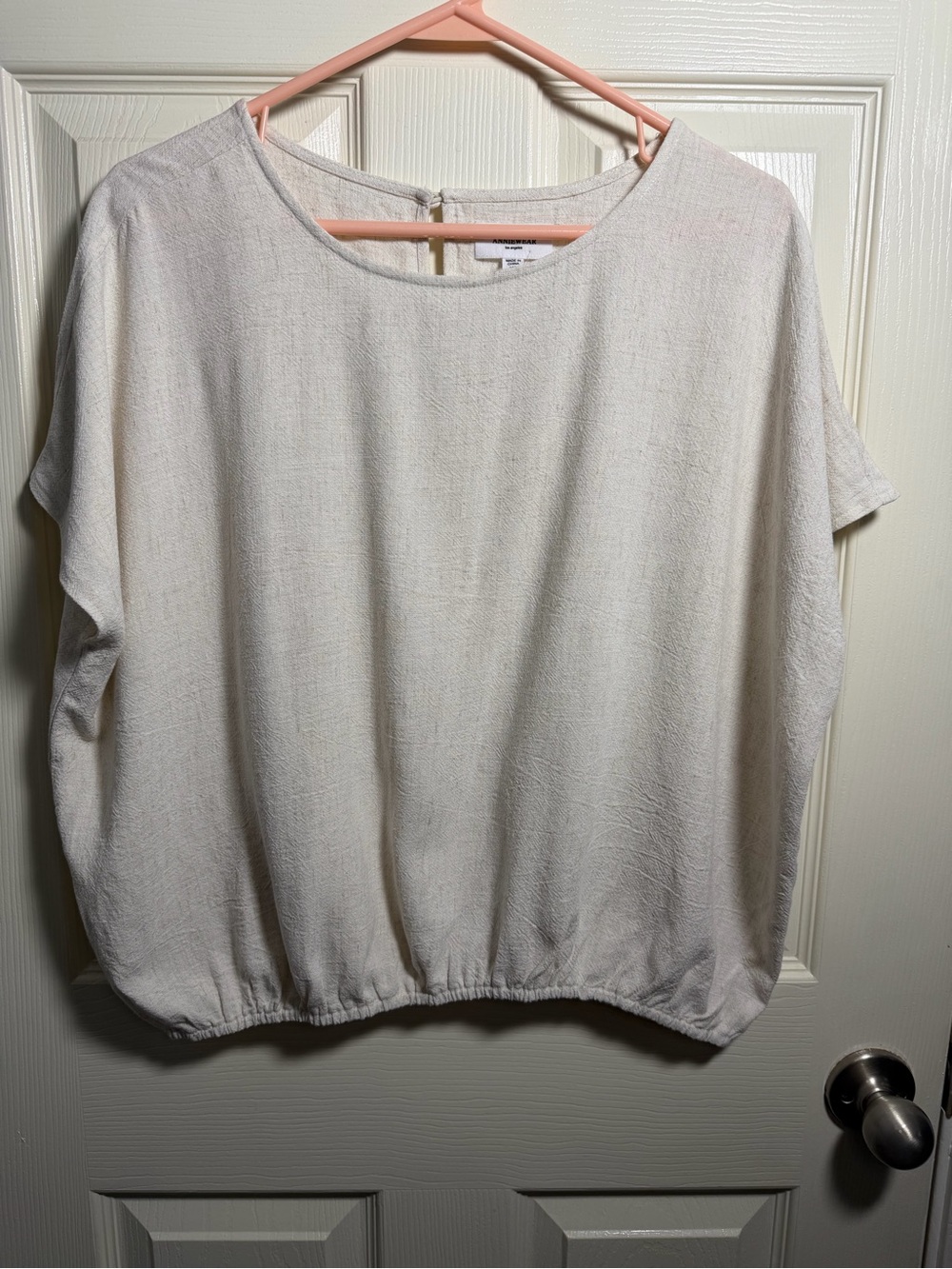 NWT Women’s Linen Blend Anniewear Top, size XL